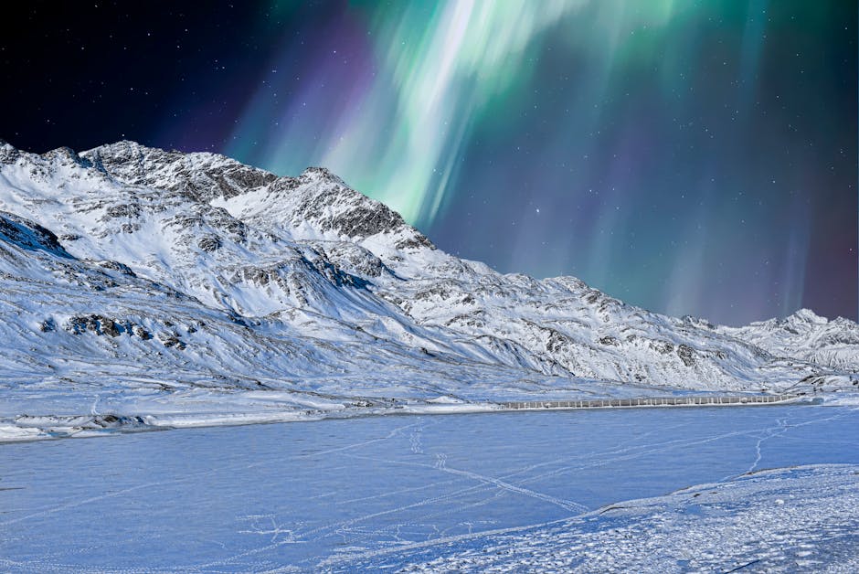 Arctic Domes With Aurora Fireplaces and Ice Ceilings