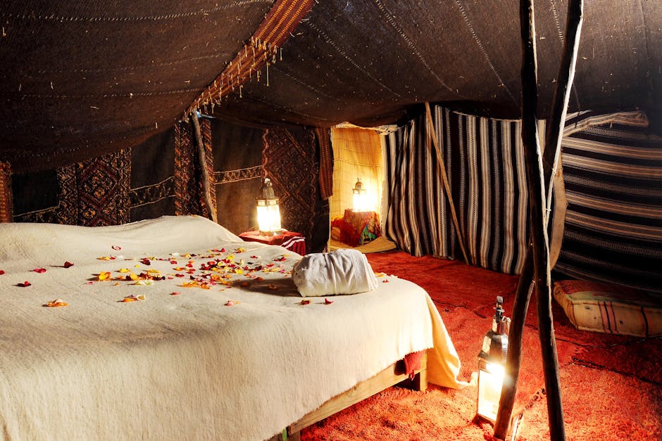 Moroccan Desert Camps With Lantern Nights and Golden Rugs