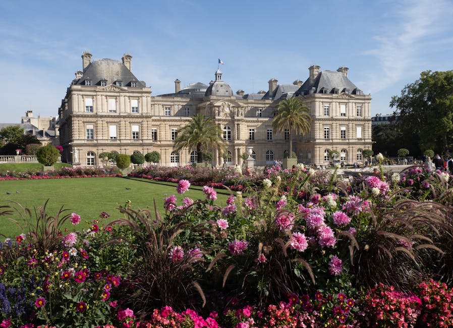 Paris Palace Hotels With Crystal Chandeliers and Moon Gardens
