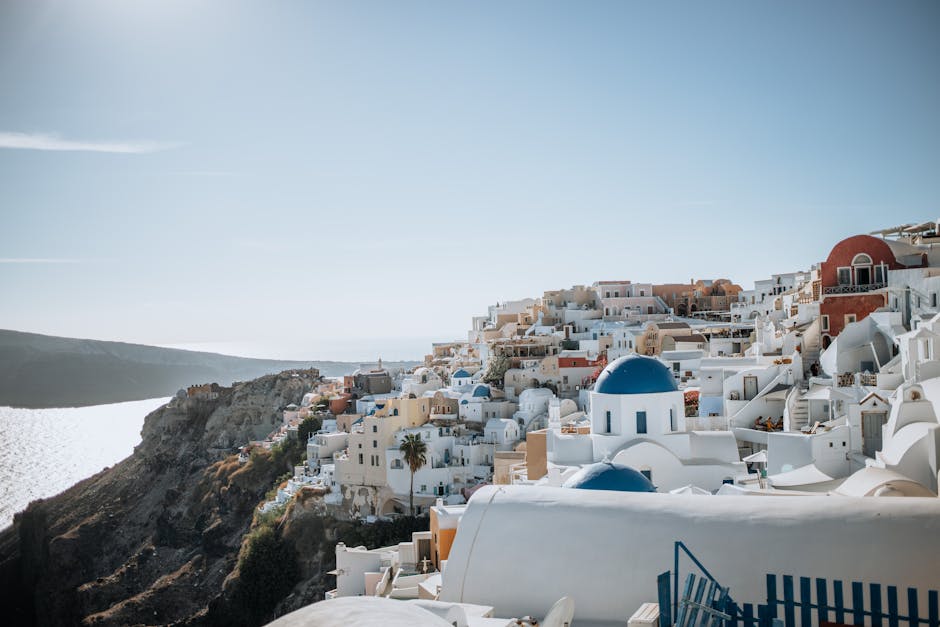 Santorini Cliff Domes With Sky Pools and Candle Floors