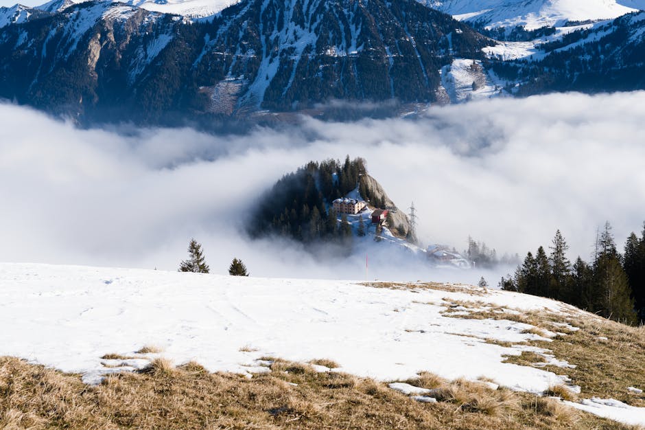 Swiss Chalet Resorts With Glacier Views and Fire Balconies